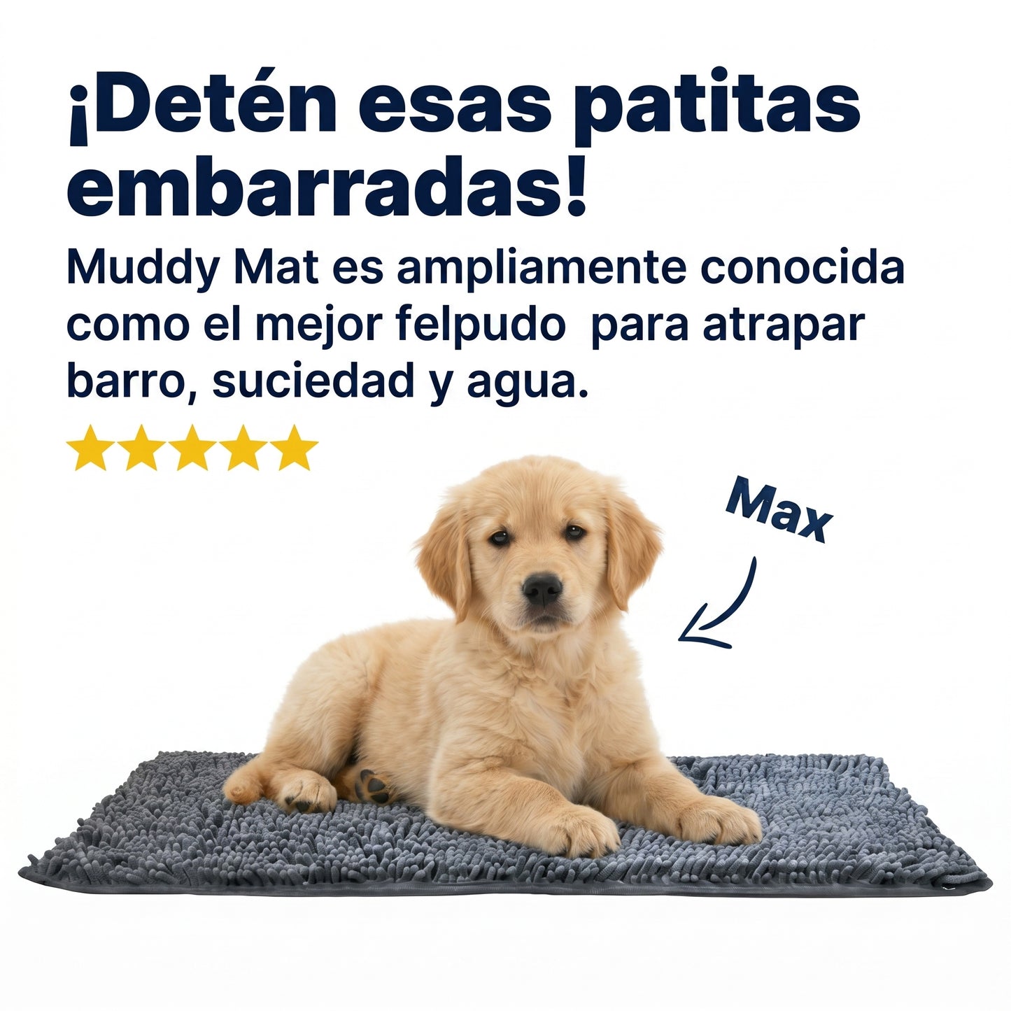 Muddy® - Alfombra antibarro para perros